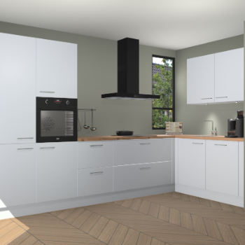 Sneeuwwitte keuken Vlaanderen 48279