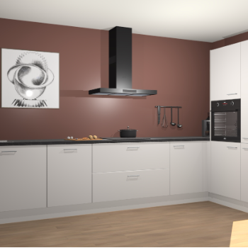 Zijdegrijze keuken Khao Lak 73344