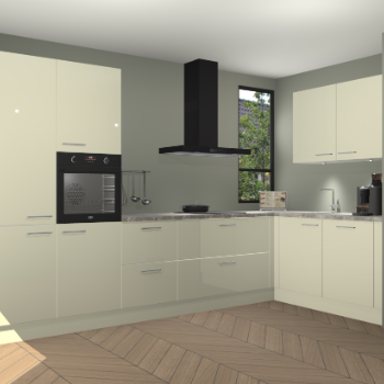 Magnolia hoogglans keuken Vlaanderen 48213