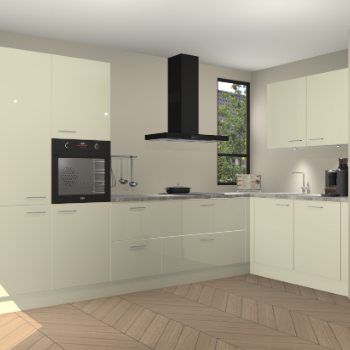 Magnolia hoogglans keuken Vlaanderen 48214