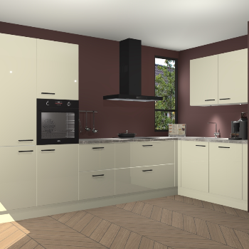 Magnolia hoogglans keuken Vlaanderen 48216