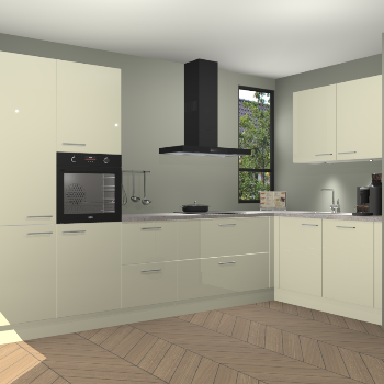 Magnolia hoogglans keuken Vlaanderen 48225