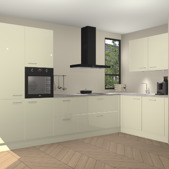 Magnolia hoogglans keuken Vlaanderen 48226