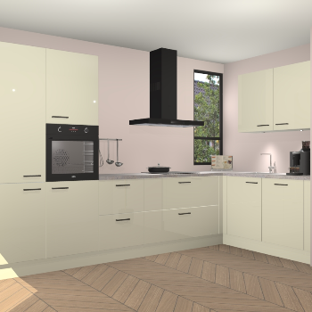 Magnolia hoogglans keuken Vlaanderen 48229