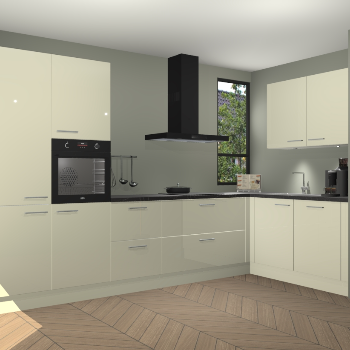 Magnolia hoogglans keuken Vlaanderen 48267