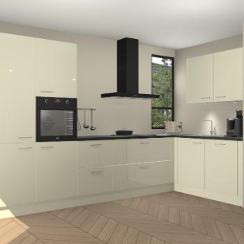 Magnolia hoogglans keuken Vlaanderen 48268