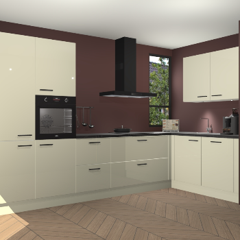 Magnolia hoogglans keuken Vlaanderen 48270