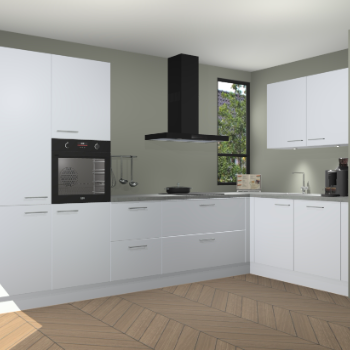 Sneeuwwitte keuken Vlaanderen 48300