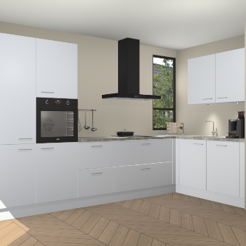 Sneeuwwitte keuken Vlaanderen 48320