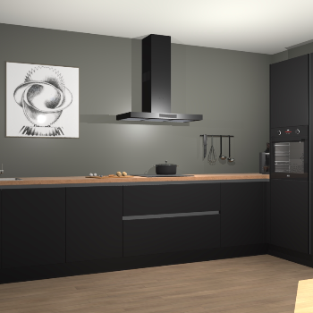 Zwarte greeploze keuken Khao Lak 73267