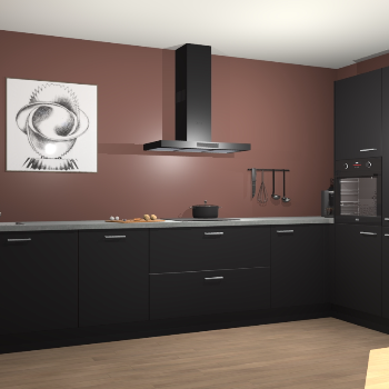 Zwarte keuken Khao Lak 73954