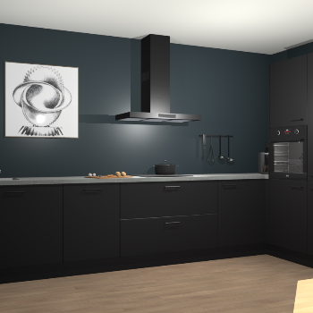 Zwarte keuken Khao Lak 73956