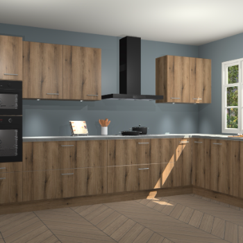 Goud eiken keuken Graz 71779