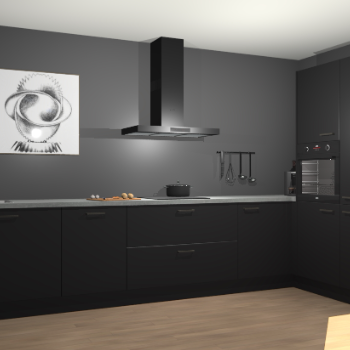 Zwarte keuken Khao Lak 73958