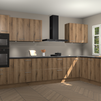 Goud eiken keuken Graz 71805