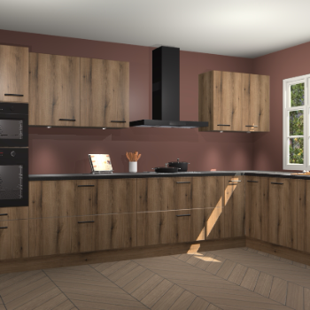 Goud eiken keuken Graz 71808