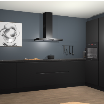 Zwarte greeploze keuken Khao Lak 73965