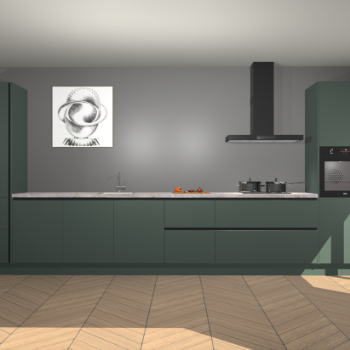 Verde greeploze keuken Barentsburg 89274