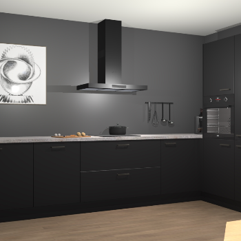 Zwarte keuken Khao Lak 73976