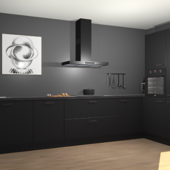 Zwarte keuken Khao Lak 73982