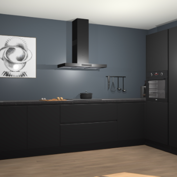 Zwarte greeploze keuken Khao Lak 73983