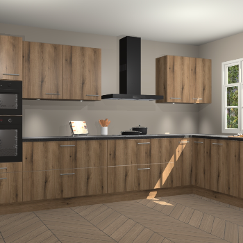 Goud eiken keuken Graz 71862