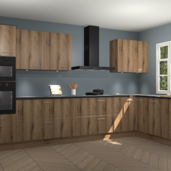 Goud eiken keuken Graz 71863