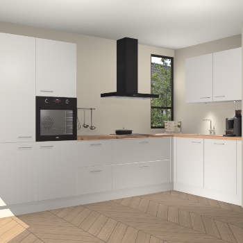 Zijdegrijze keuken Vlaanderen 48343