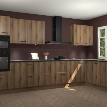 Goud eiken keuken Graz 71880