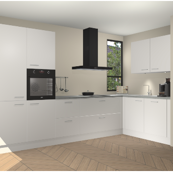 Zijdegrijze keuken Vlaanderen 48363