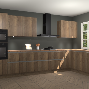 Chocolade eiken greeploze keuken Graz 71901