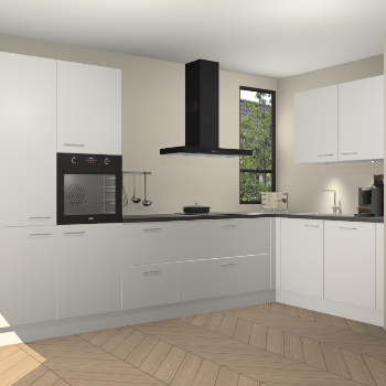 Zijdegrijze keuken Vlaanderen 48376