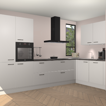 Zijdegrijze keuken Vlaanderen 48379