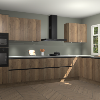 Chocolade eiken greeploze keuken Graz 71922