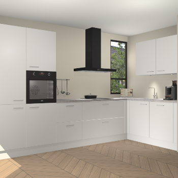 Zijdegrijze keuken Vlaanderen 48422