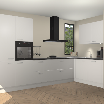 Zijdegrijze keuken Vlaanderen 48442