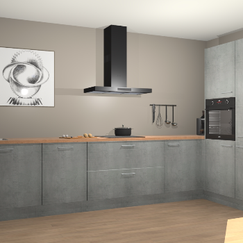 Beton Paregrijs keuken Khao Lak 74339