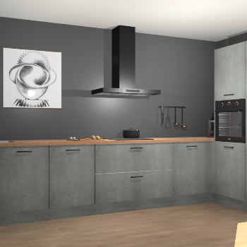 Beton Paregrijs keuken Khao Lak 74343