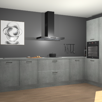 Beton Paregrijs keuken Khao Lak 74391