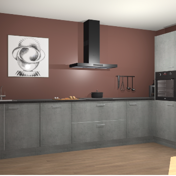 Beton Paregrijs keuken Khao Lak 74394