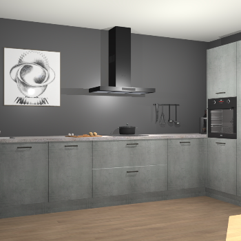 Beton Paregrijs keuken Khao Lak 74415