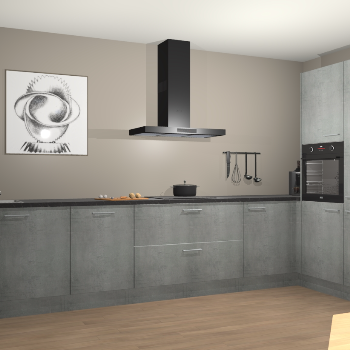 Beton Paregrijs keuken Khao Lak 74417