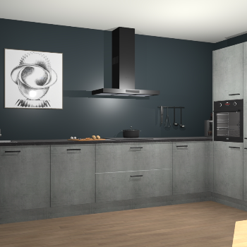 Beton Paregrijs keuken Khao Lak 74420