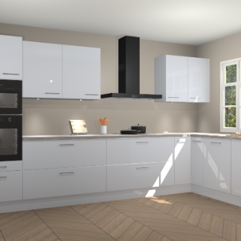 Sneeuwwitte hoogglans keuken Graz 72126