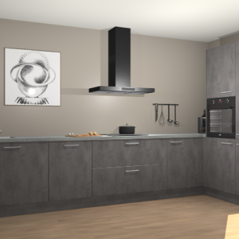 Beton Antraciet keuken Khao Lak 74472