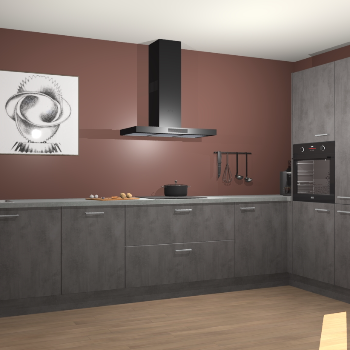 Beton Antraciet keuken Khao Lak 74473