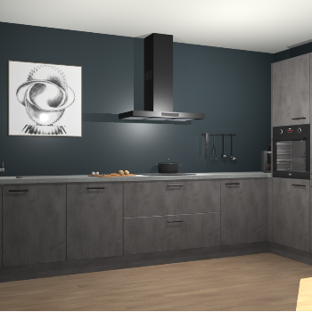 Beton Antraciet keuken Khao Lak 74475