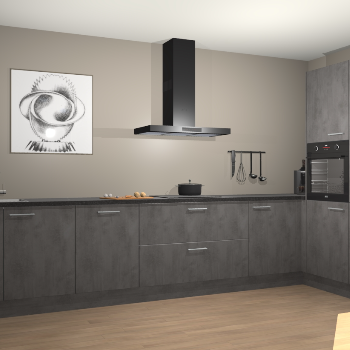 Beton Antraciet keuken Khao Lak 74478