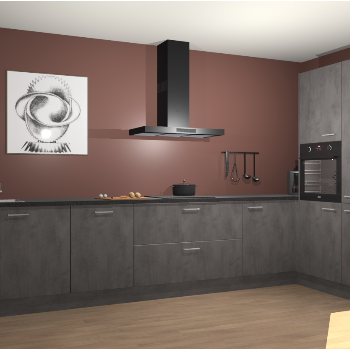 Beton Antraciet keuken Khao Lak 74479