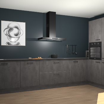 Beton Antraciet keuken Khao Lak 74481